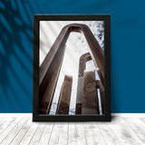 Les Portes de Jérusalem en noir et blanc