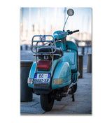 Vespa bleue vintage