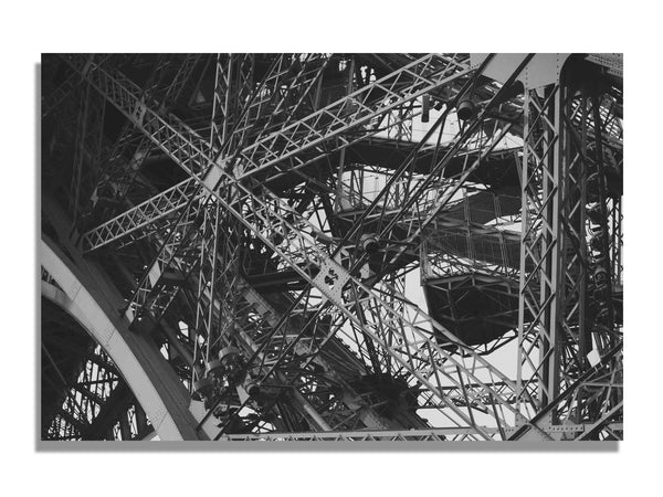 Tour Eiffel Paris noir et blanc