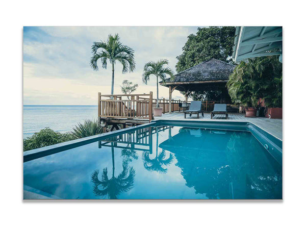 Martinique villa avec piscine à débordement