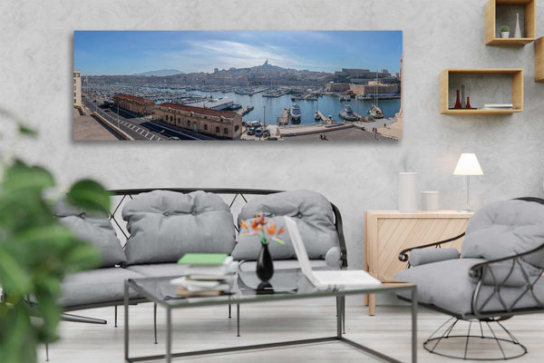 Vieux Port de Marseille vue panoramique