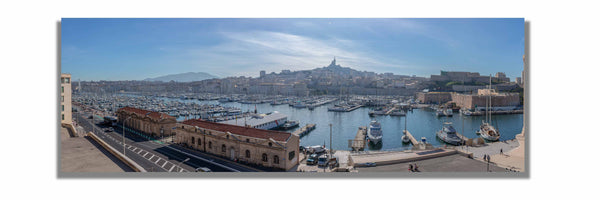 Vieux Port de Marseille vue panoramique
