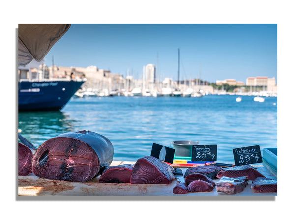 Vieux port de Marseille marché aux poissons